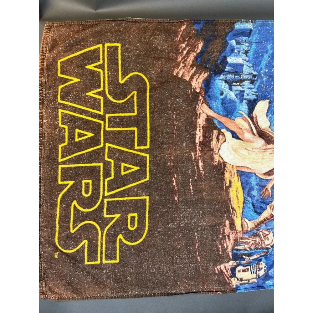 Star Wars Beach Towel A New Hope Poster Art Darth Vader Luke Leia 27x50 Cotton